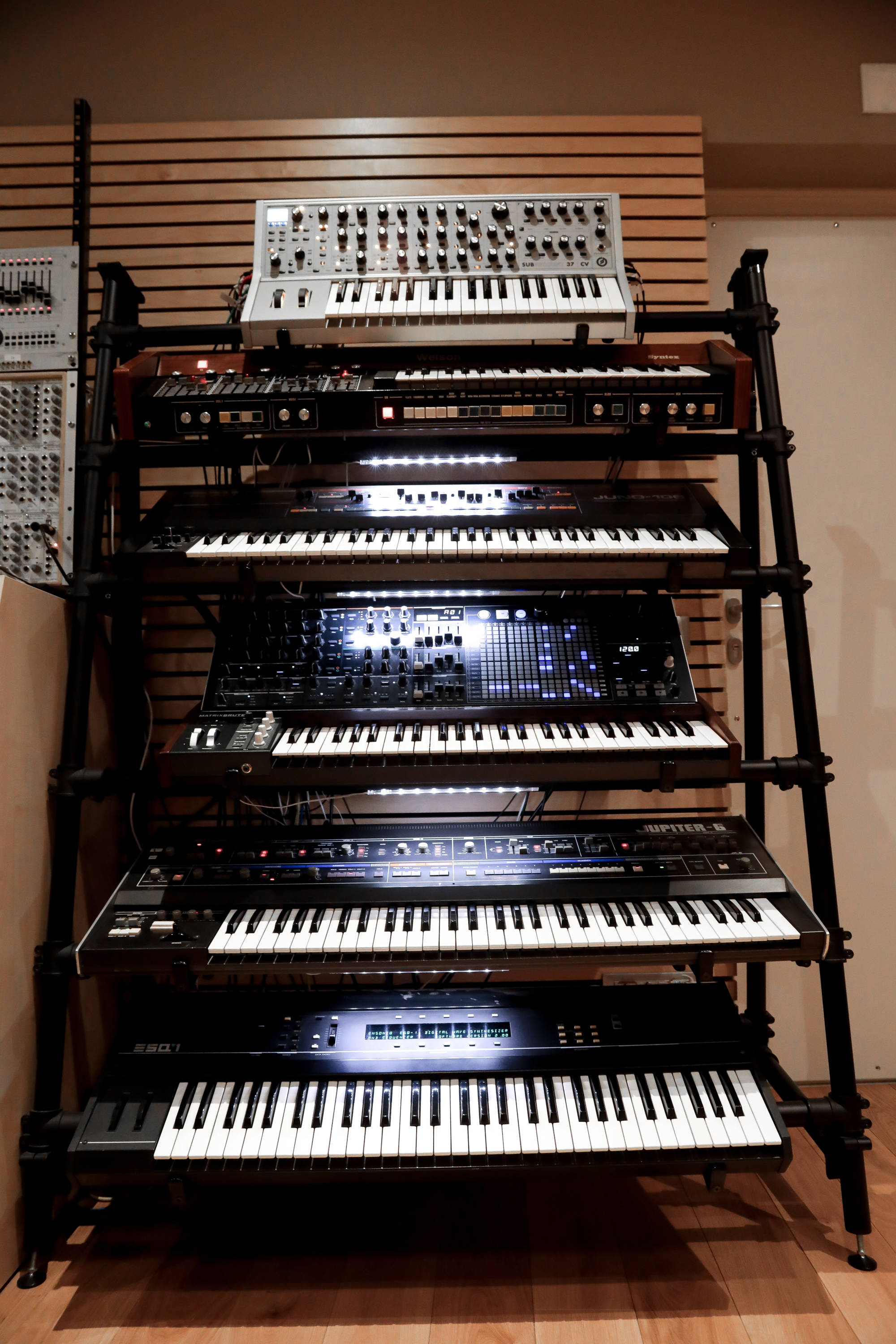 Studio Volta Recordings Wall Of Synths
